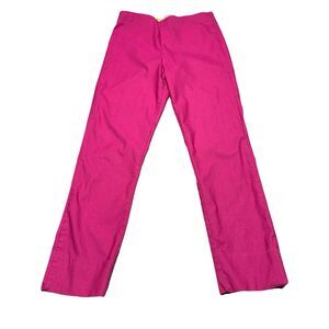 Gretchen Scott Pull On Stretch Pink Pants Womens Size S Small Back Slits
